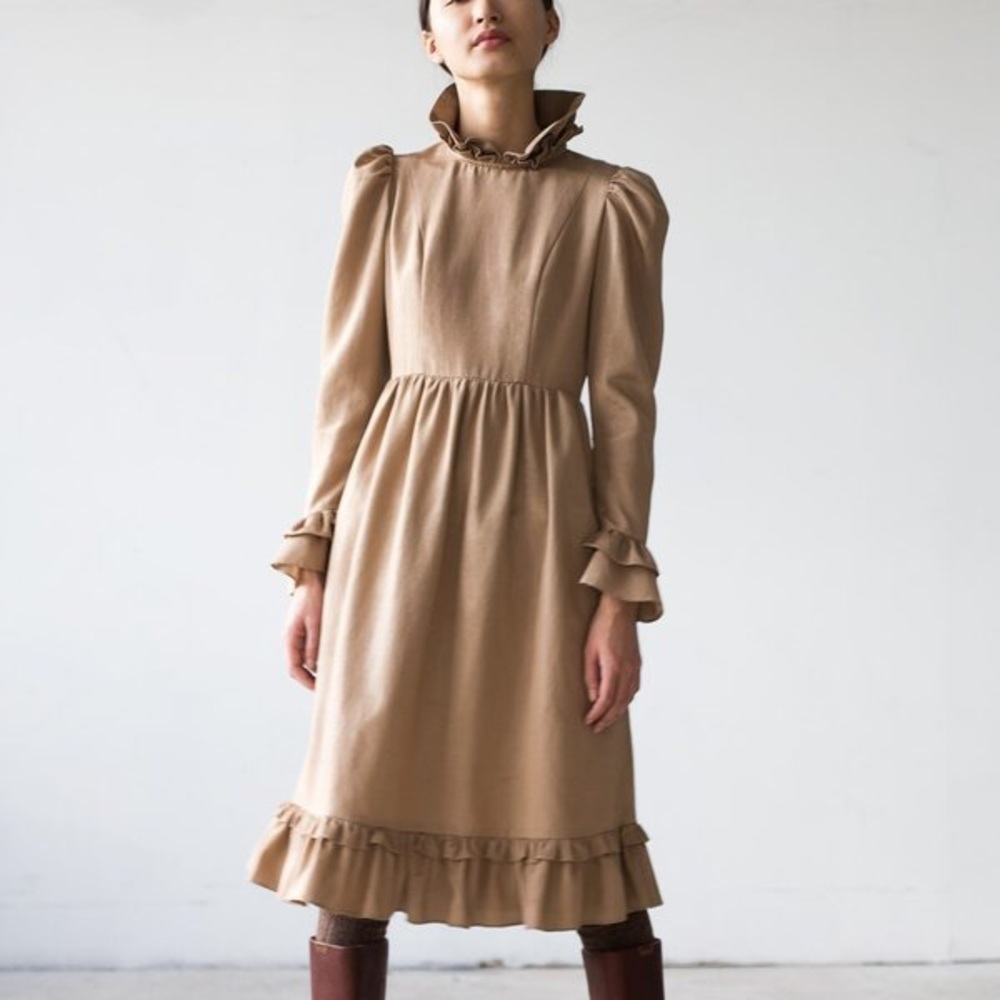 Bathsheba prairie midi cotton floral dress size 6